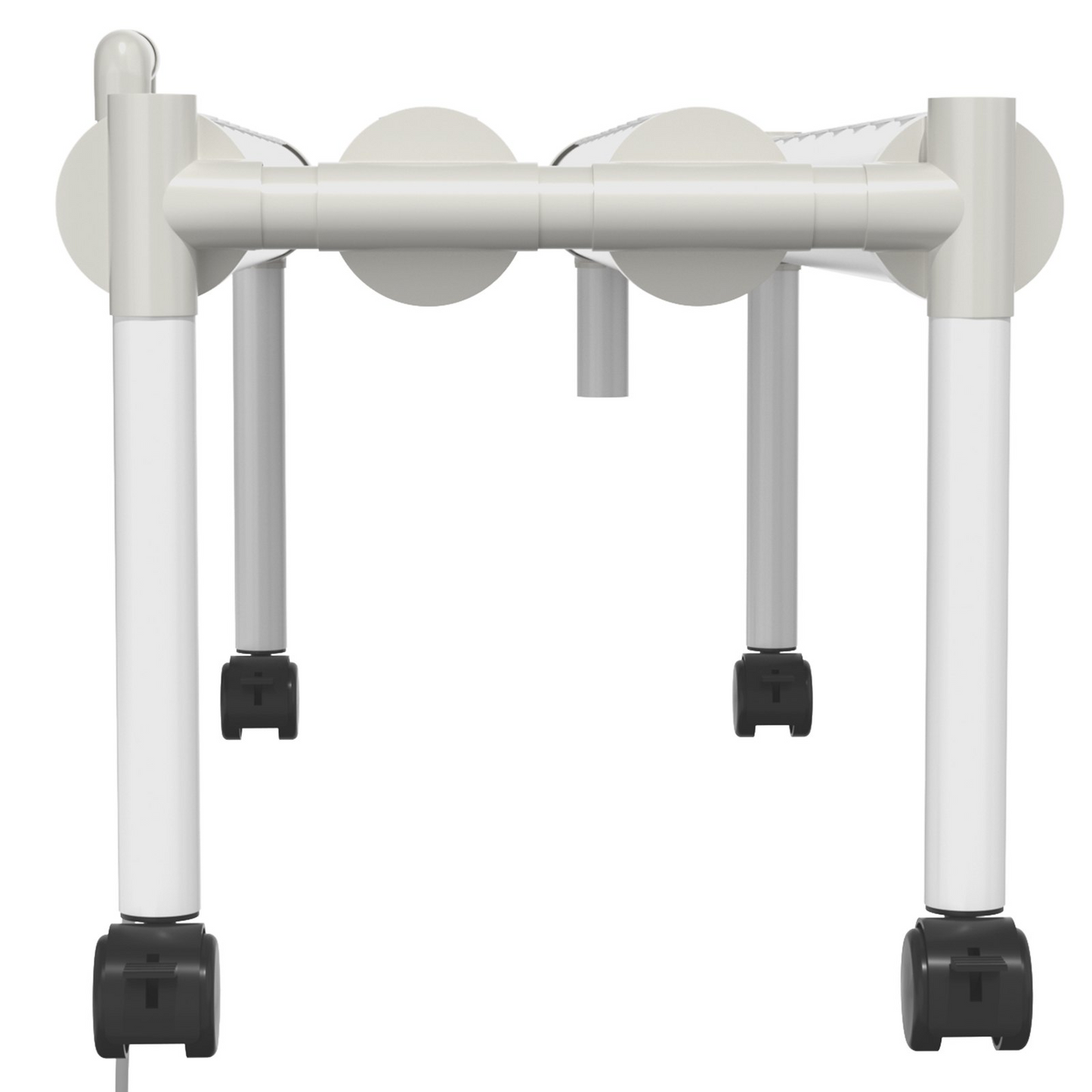 VEVOR Hydroponics Growing System, 36 Sites 4 Food-Grade PVC-U Pipes, 1 Layer Indoor Planting Kit with Water Pump, Timer, Nest Basket, Sponge for Fruits, Vegetables, Herb, White