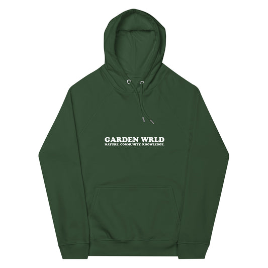 Garden Wrld Unisex eco raglan hoodie