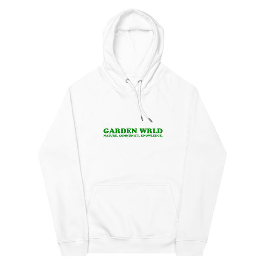Garden Wrld Unisex eco raglan hoodie