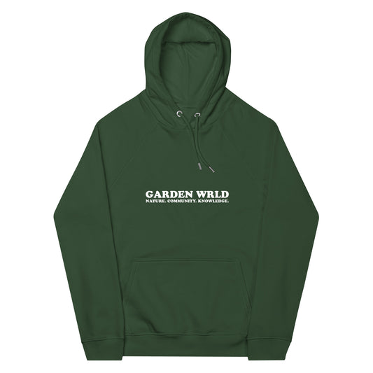 Garden Wrld Sudadera con capucha ecológica raglán unisex