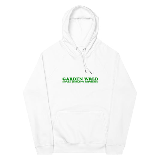 Garden Wrld Unisex eco raglan hoodie